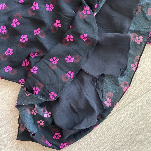 A.L.C Liza Floral Silk Mini Dress size 2 - Picture 7 of 7